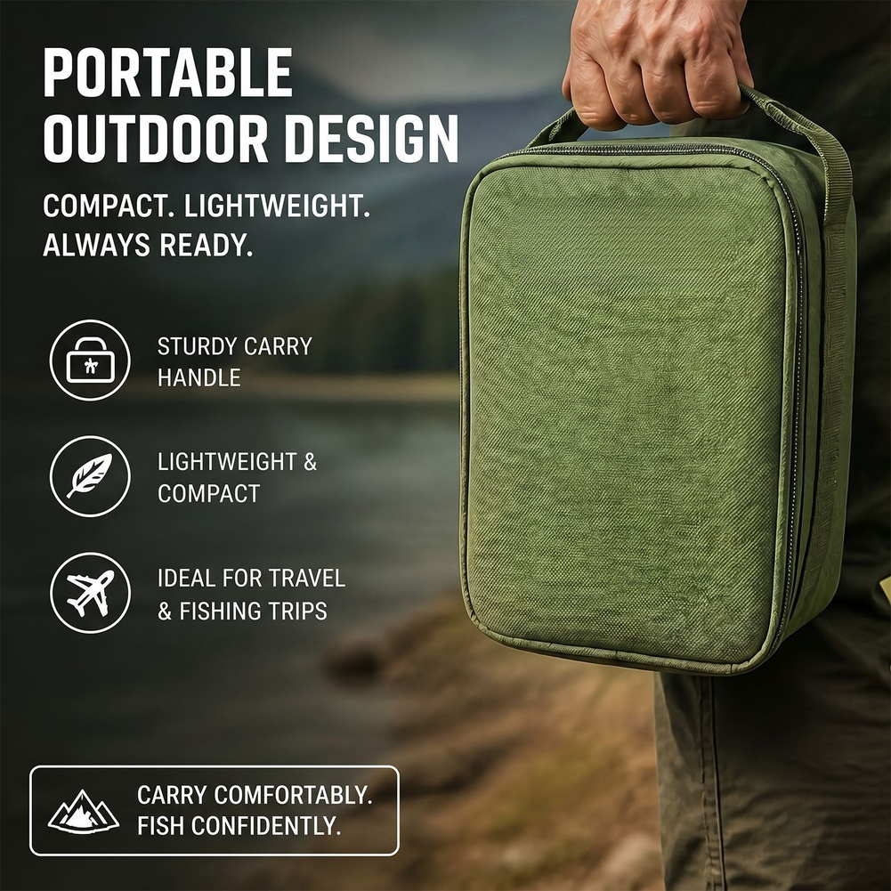 Green Fishing Tackle Storage B - Fishing Bag Waterproof บทวิจารณ์และราคา