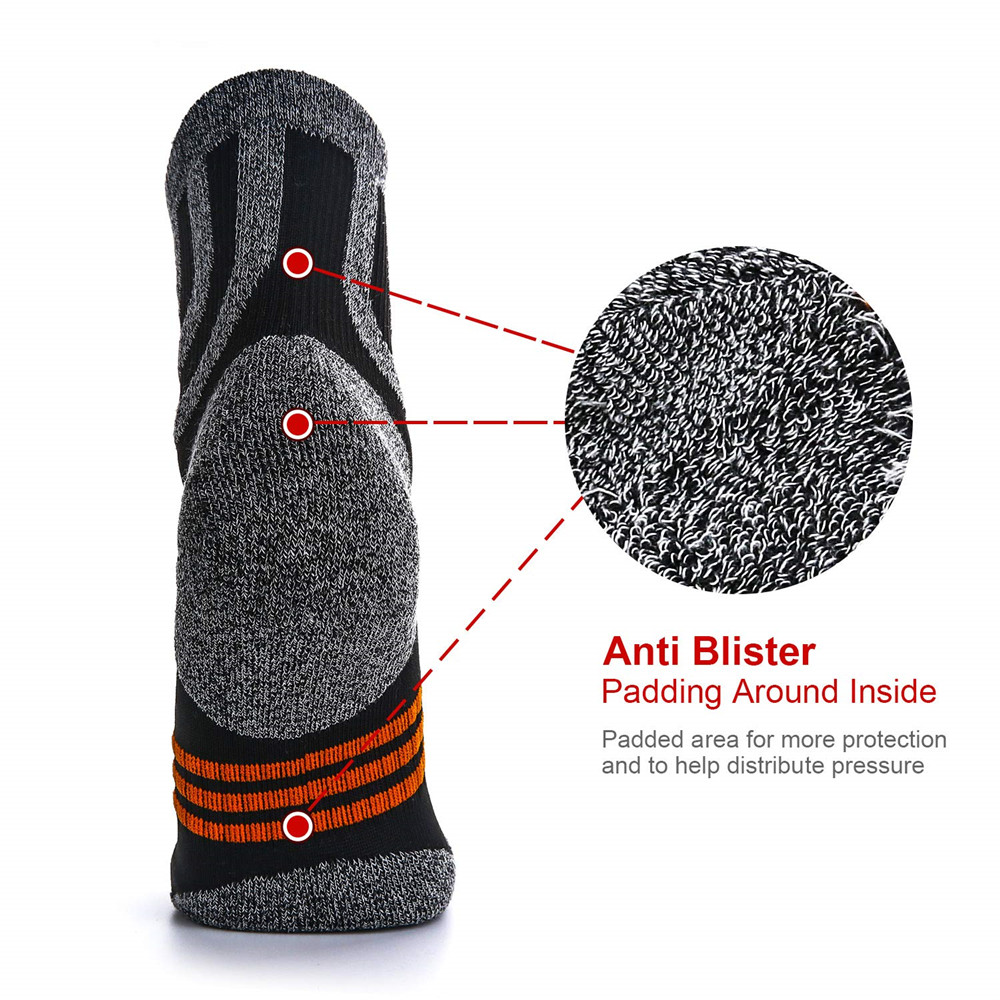 5 Pairs Socks Men Anti Blister - Fishing Socks บทวิจารณ์และราคา