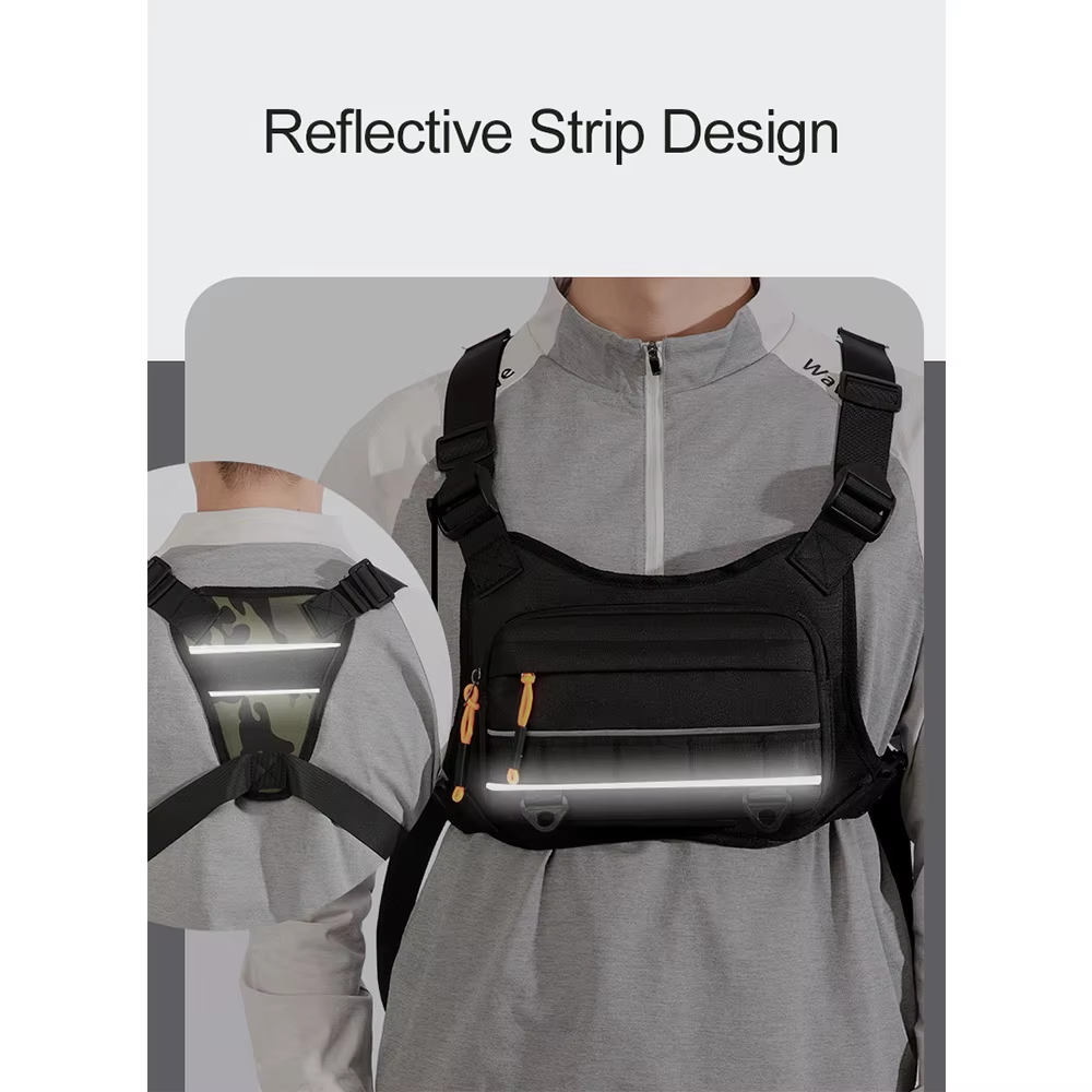 Cycling Front Chest Vest Tacti - Fishing Vest บทวิจารณ์และราคา