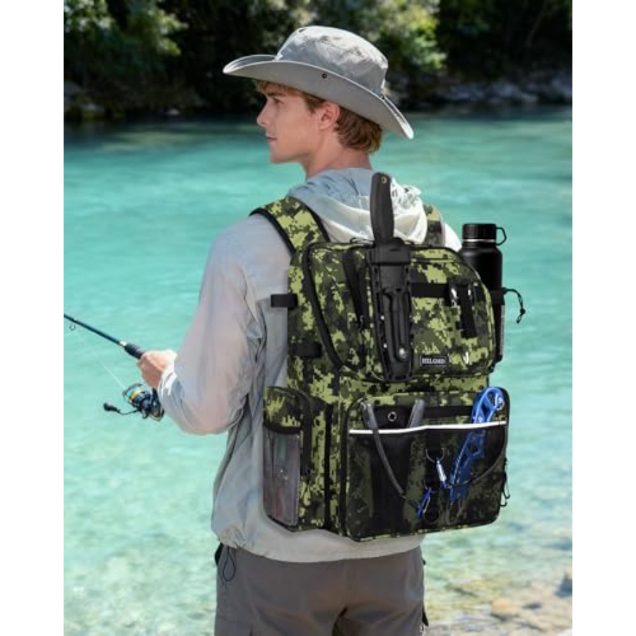 Fishing Backpack with Rod Hold - Fishing Backpack บทวิจารณ์และราคา