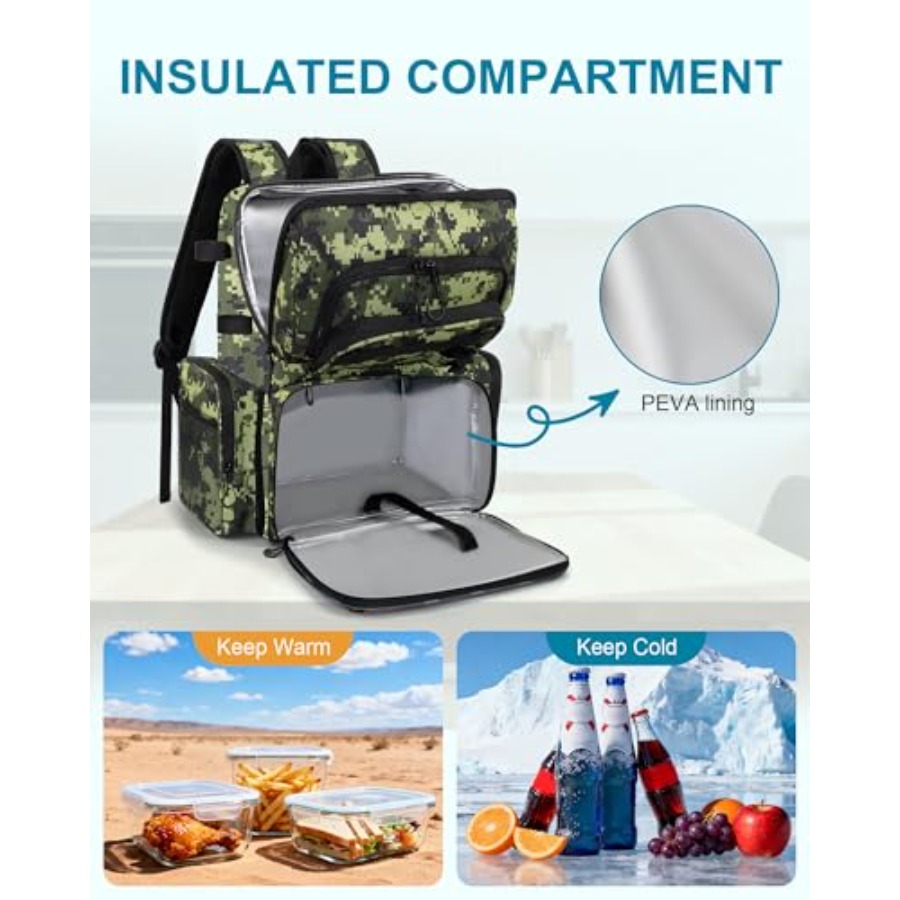 Fishing Backpack with Rod Hold - Fishing Backpack บทวิจารณ์และราคา