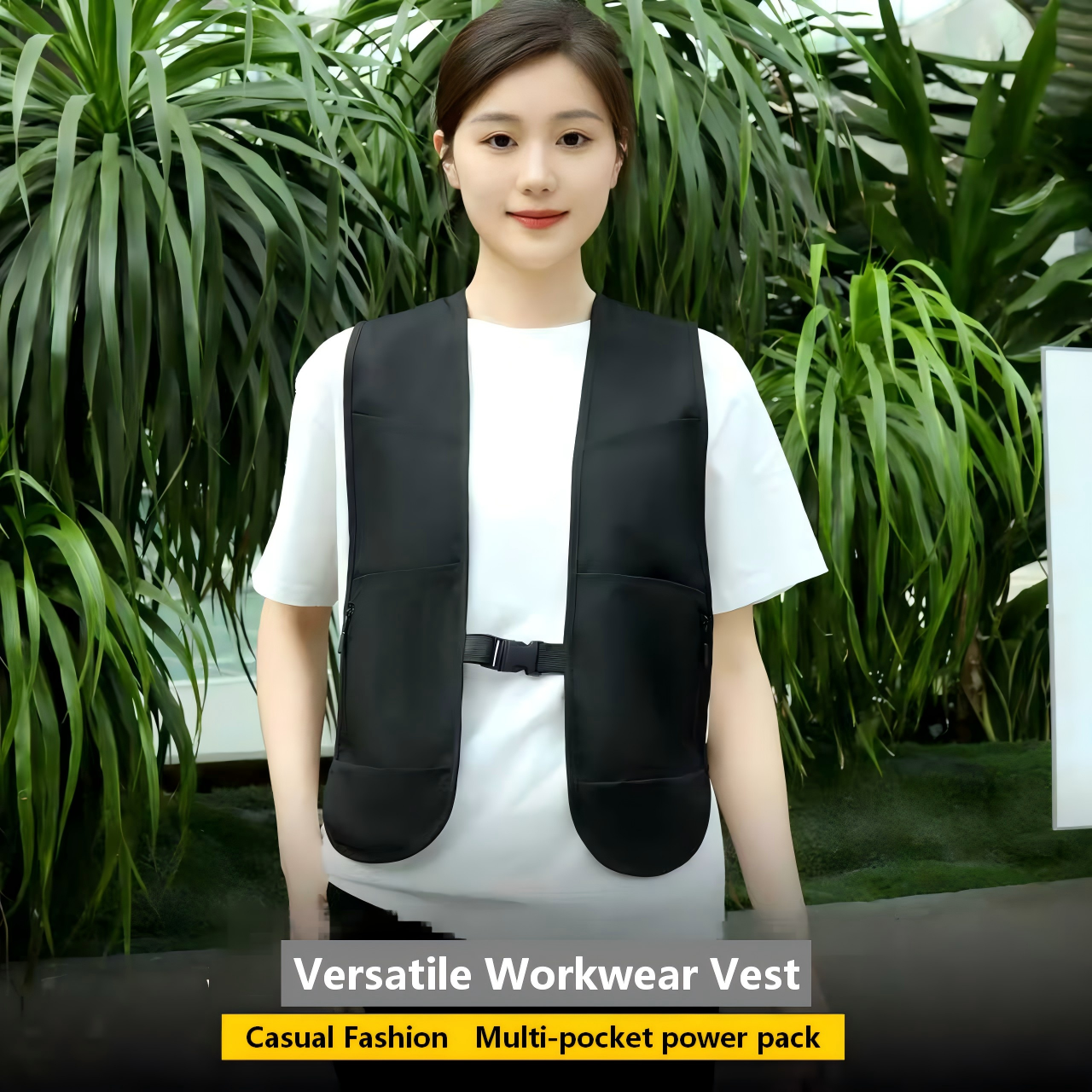 Zipper type work vest super li - Fishing Vest บทวิจารณ์และราคา