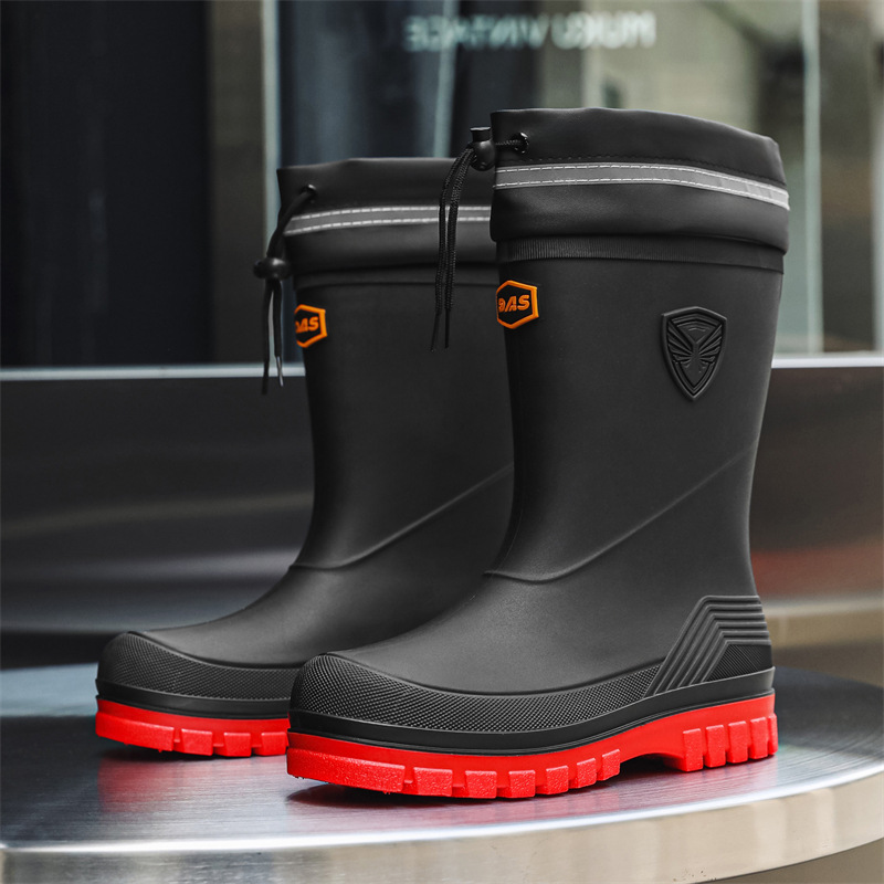 Fashion Men's Rain Boots Mid-C - Fishing Boots บทวิจารณ์และราคา