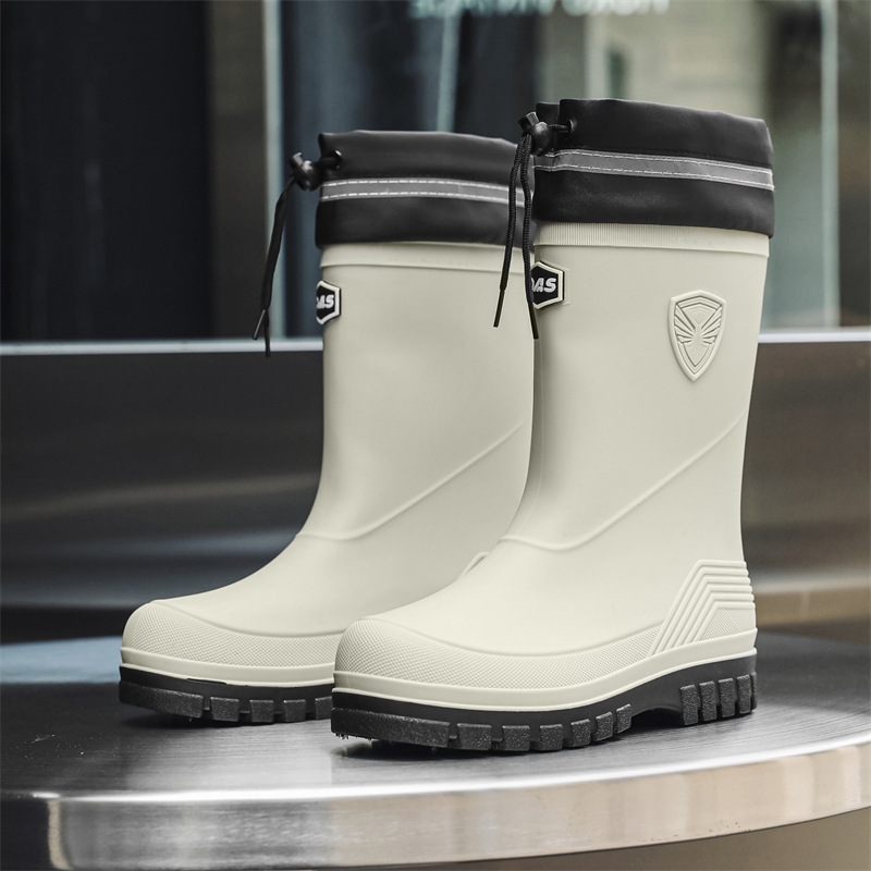 Fashion Men's Rain Boots Mid-C - Fishing Boots บทวิจารณ์และราคา