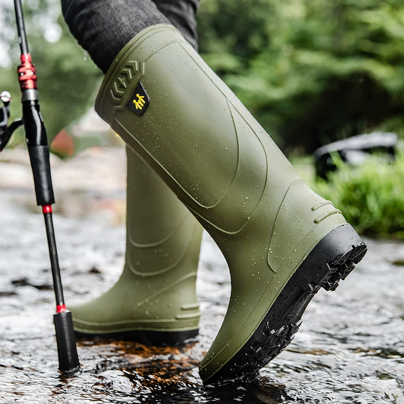 Men's Rain Boots Work Boots Sl - Fishing Boots บทวิจารณ์และราคา