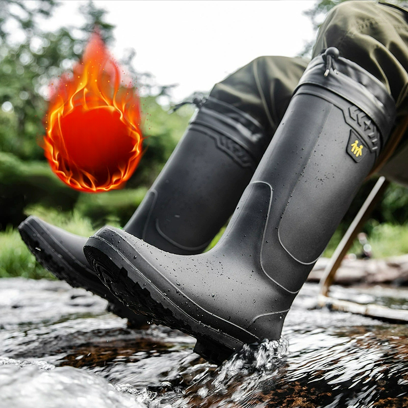 Men's Rain Boots Work Boots Sl - Fishing Boots บทวิจารณ์และราคา